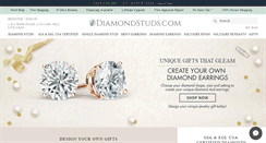 Desktop Screenshot of diamondstuds.com
